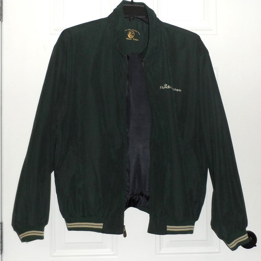 Eagle Dry Goods Co. Signature Series Collared Bomber Dark Green Jacket Size L
